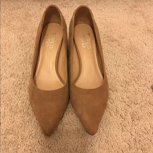 Franco Sarto Nude Block Heel